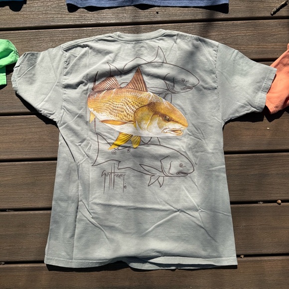 Lot of 5 - Guy Harvey Fishing Boating T Shirts Y2K Mens 100% Cotton Size Large - Picture 6 of 11